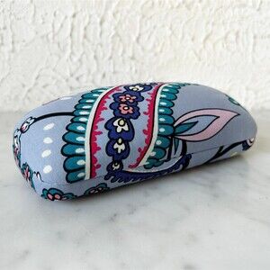 Vera Bradley Sunglass Eyeglass Hard Shell Case Makani Paisley Pattern